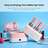 Makeup Brush Dryer Machine – Fast Drying & Sanitizing Device for Clean, Soft Makeup Brushes